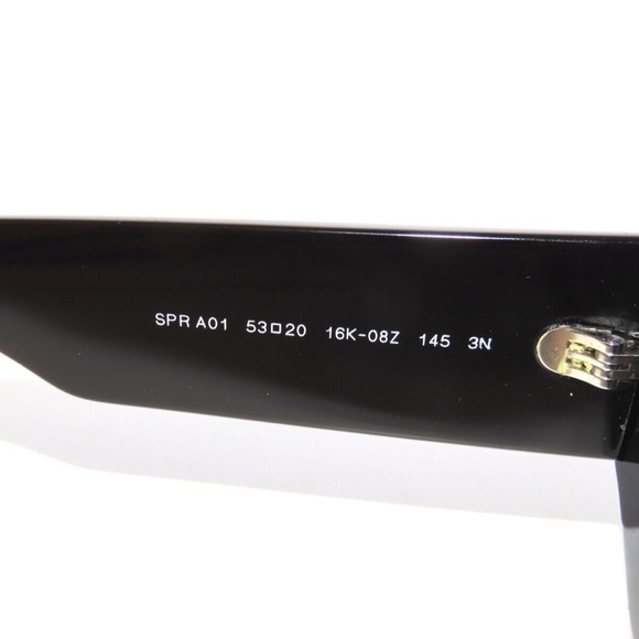 Prada SPRA01SS 01 16K08Z Black Gray Dark Gray Sunglasses A01S - Picture 4 of 5